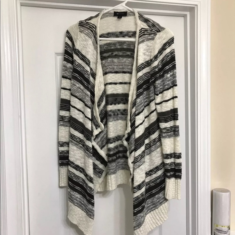 Black and white cardigan